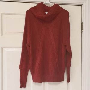 Sweater large cowl neck.